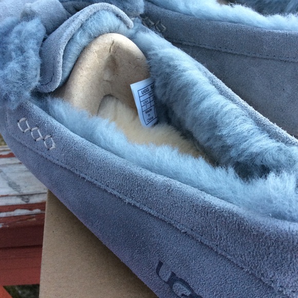 UGG W ANSLEY FUR BOW SLIPPERS - Picture 8 of 8